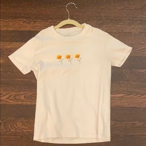 This is a brandy melville flower top.